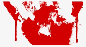 Hand Print With Blood Png
