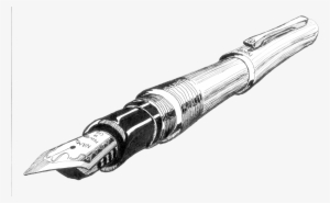 Pen Transparent - Fountain Pen Drawing