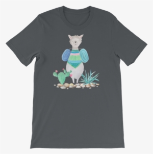 Watercolor Cute Llama Print