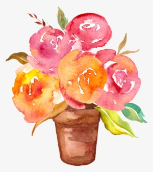 Succulent Flower Transparent Decorative - Illustration