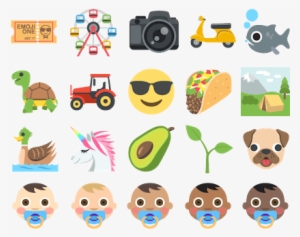 Dog Emoji Graphic T-shirt