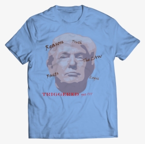 New Triggered Trump Face Black Text - Compton Camisa