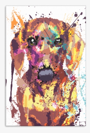 Dachshund Canvas P35 - Cheetah