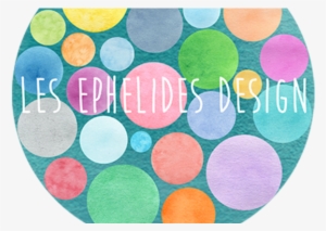 Big Logo Ephelides Pastilles Watercolor Blue - Circle