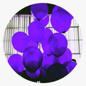Balloons Purple Aesthetic Tumblr Circle Icon Png Aesthetic
