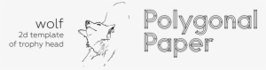 Free 2d Template Of Wolf's Head - Sketch