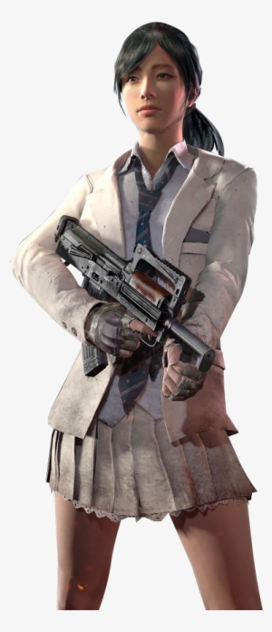 Schoolgirl Render Cut By Clipart Library Stock - Pubg Schoolgirl