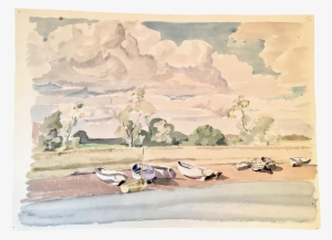 Original Nautical Watercolor Painting On Chairish - Watercolor Painting