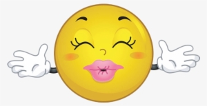 Graphic Royalty Free Library Kiss Emoticon Hug Clip - Smiley Face Hugs And Kisses