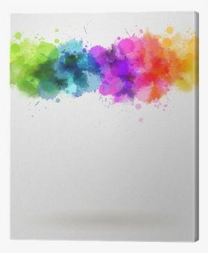 Quadro Su Tela Linea Watercolor Background • Pixers® - Linea Multicolor Acuarela