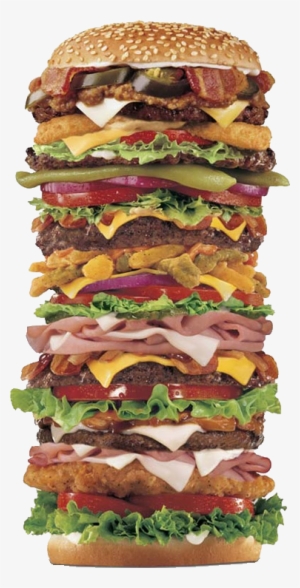 Hamburger Tower - Longest Burger