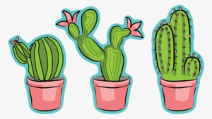 Clipart Frames Illustrations Hd - Cartoon Cactus And Succulents