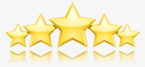 5 Gold Stars Png - 5 Stars Png Graphic
