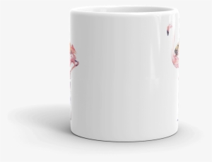 Flamingo And Pug Watercolor Mug - Mug