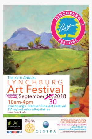 Art Festival Revised Date - Lynchburg