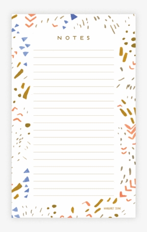Shapes On Shapes Notepad