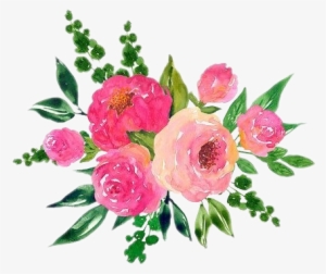 Scrose Roses Rose Aesthetic Cute Flower Watercolor - Cute Flower Aesthetic Transparent