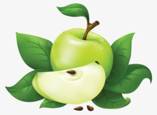 Green Apple Png Vector