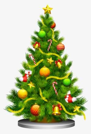 Christmas Tree Png - Decorated Christmas Trees Illustrations