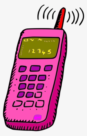 Analogue Mobile Phone - Mobile Phone Clipart Png