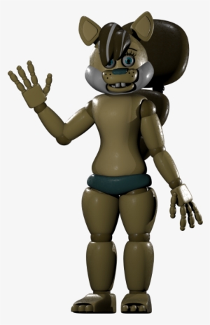 Sara The Squirrel - Five Night At Popgoes Sara And Saffron