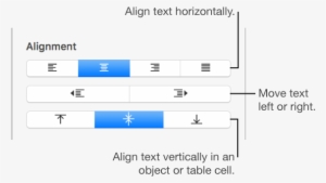 The Alignment Section Of The Sidebar Showing Buttons - Alinear Texto A La Izquierda