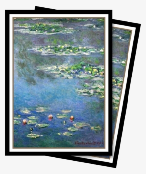 Ultra Pro Game Sleeves-fine Art Water Lilies - Claude Monet Water Lilies