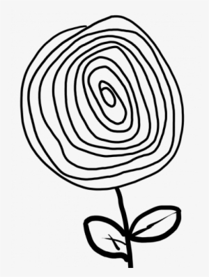 Spiral Flowers Drawing Png