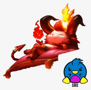 Clip Black And White Stock Render Little By Itscake - Little Devil Teemo Png