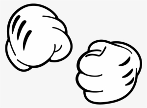 Mickey Mouse Hands Fist