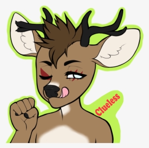 Clueless Badge - - - Cartoon