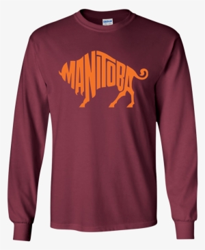 Manitoba Bison Buffalo Retro Provincial Logo Prairies - Great Beard Comes Great Respinsibility