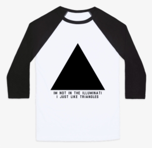 Not In The Illuminati Baseball Tee - Don T Talk To Humans