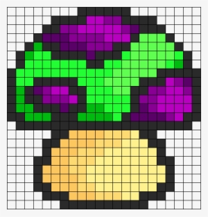 Teemo Shroom Perler Bead Pattern / Bead Sprite - Bead