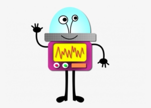 Cartoon Of Robot - Çocuklar Için Robot Çizimi