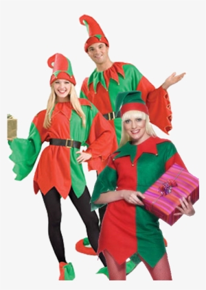 Santa Costumes - Santas Elves In Png