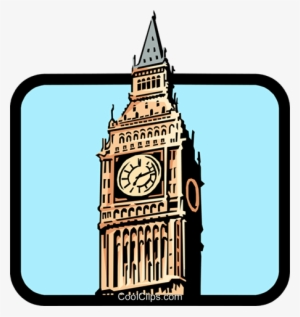 Big Ben Royalty Free Vector Clip Art Illustration - Big Ben Clip Art