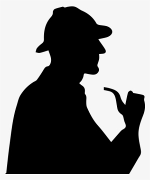 Sherlock Silhouette - Sherlock Holmes Shadow Png