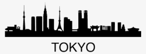 Tokyo Png Pic - Tokyo Skyline Black And White