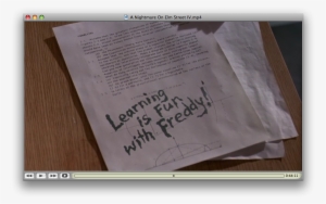 Learning Is Fun - Nightmare On Elm Street Inside Steelbook