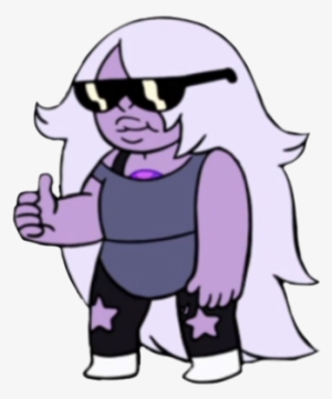 Strong In The Real Way, Transparent Thumbs Up Amethyst - Steven Universe Discord Emojis