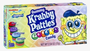 Gummy Krabby Patties Colors Candy Nickelodeon Spongebob