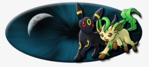 Leafeon Umbreon By Broh - Pokemon Leafeon