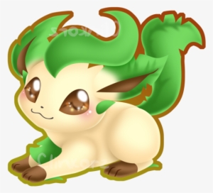 Lettuce - Pokemon Leafeon Chibi