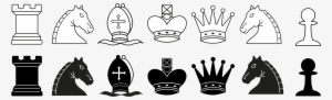 Chess Piece Knight Queen King - Chess Pieces Clipart Png