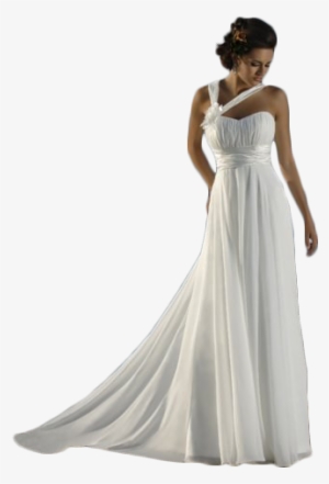 Bride Png In High Resolution - One Shoulder Beach Wedding Dresses