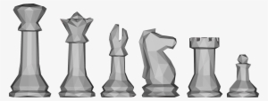 Chess Clipart Chess Game - Low Poly Chess