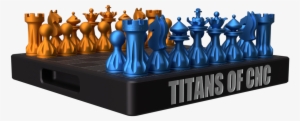 Titan Chess Set Image - Titans Of Cnc Chess