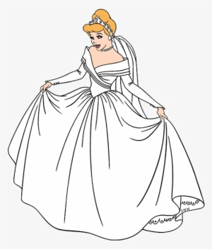 Bride Clipart Cinderella - Disney Cinderella Wedding Dress