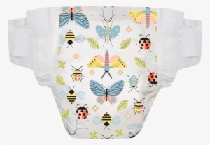 Diaper With Insect Drawings - Honest Company Honest Company - Diapers, Love Bugs,